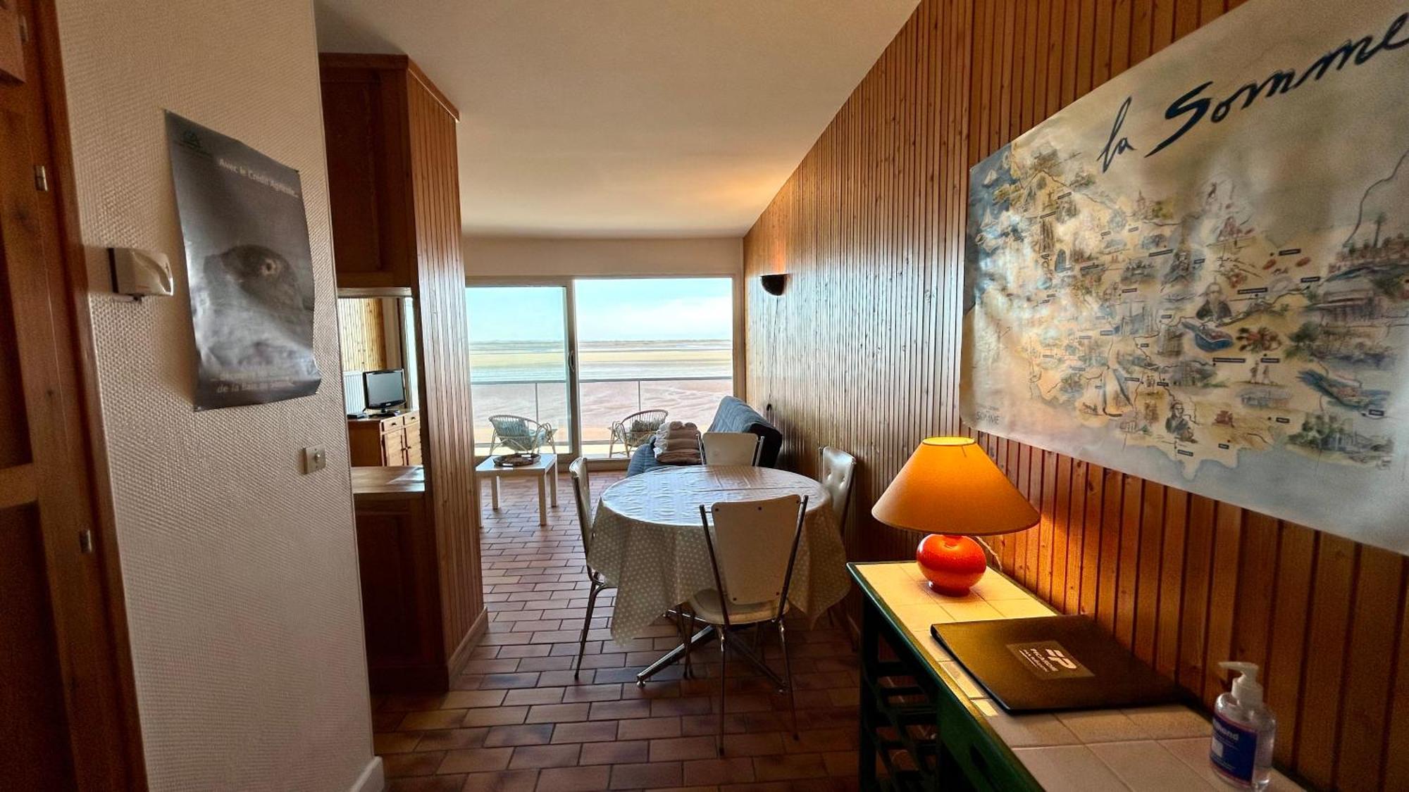 Studio Avec Balcon, Vue Panoramique Sur La Baie Le Crotoy Luaran gambar