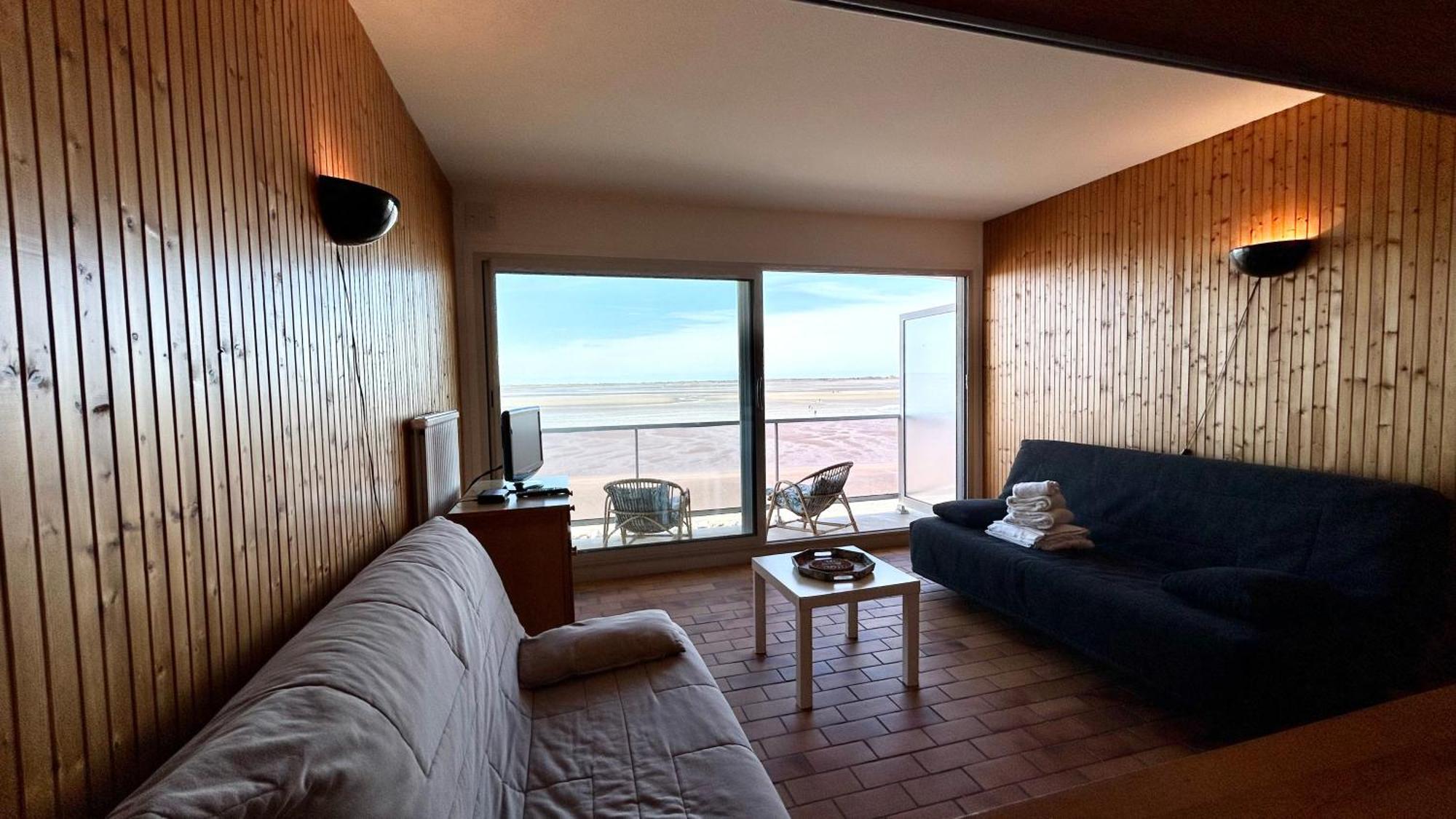 Studio Avec Balcon, Vue Panoramique Sur La Baie Le Crotoy Luaran gambar