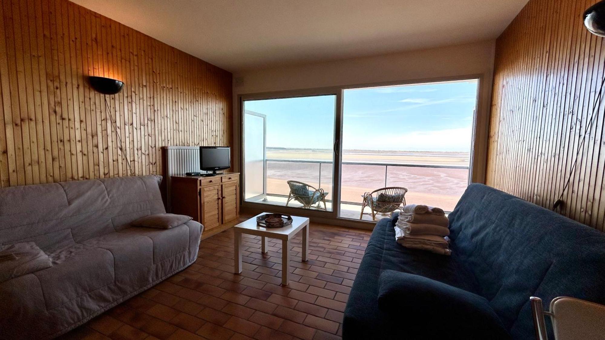 Studio Avec Balcon, Vue Panoramique Sur La Baie Le Crotoy Luaran gambar